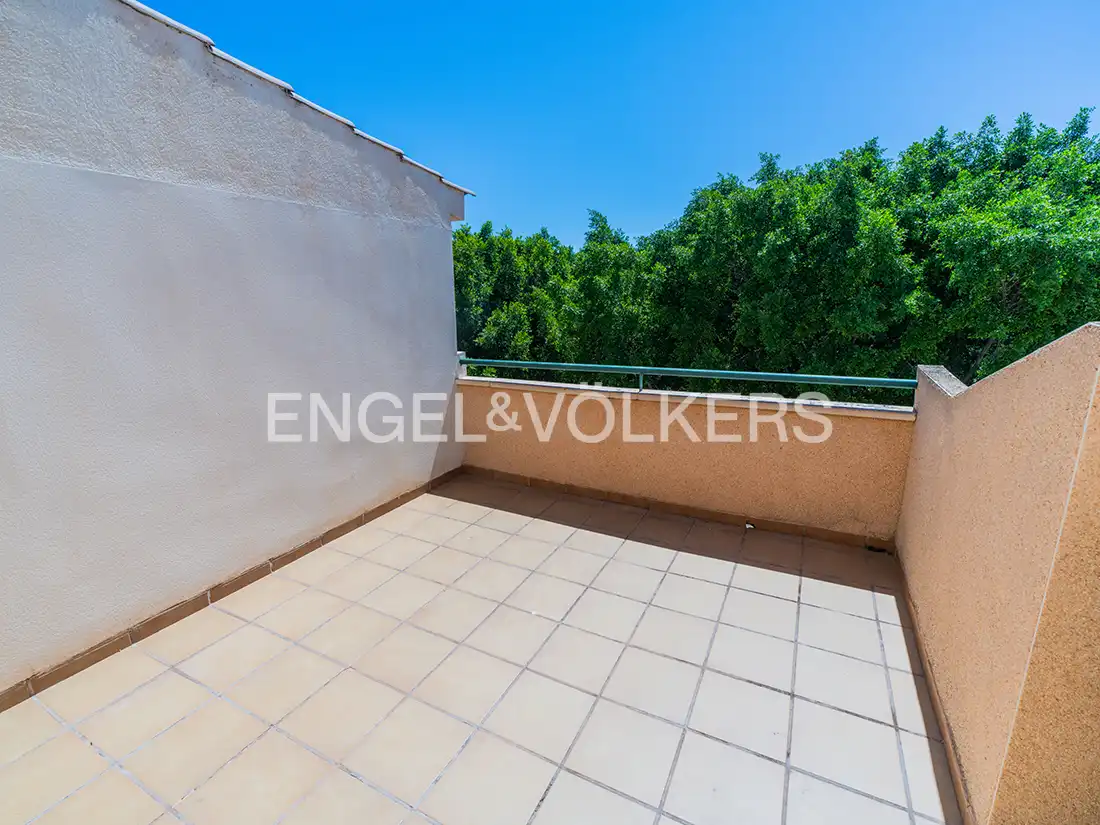 Terrace of Detached homes for rent in Alicante / Alacant  with Air Conditioner, Heating and Private garden