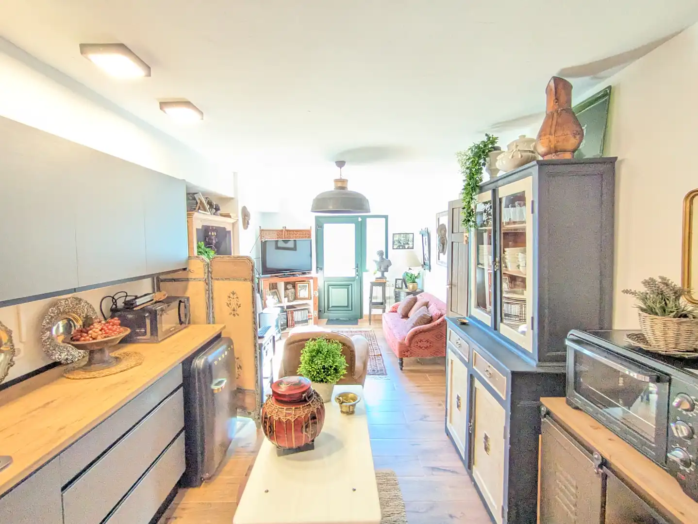 Cocina de Casa o chalet en venta en Santa María de la Alameda con Calefacción, Jardín privado y Amueblado