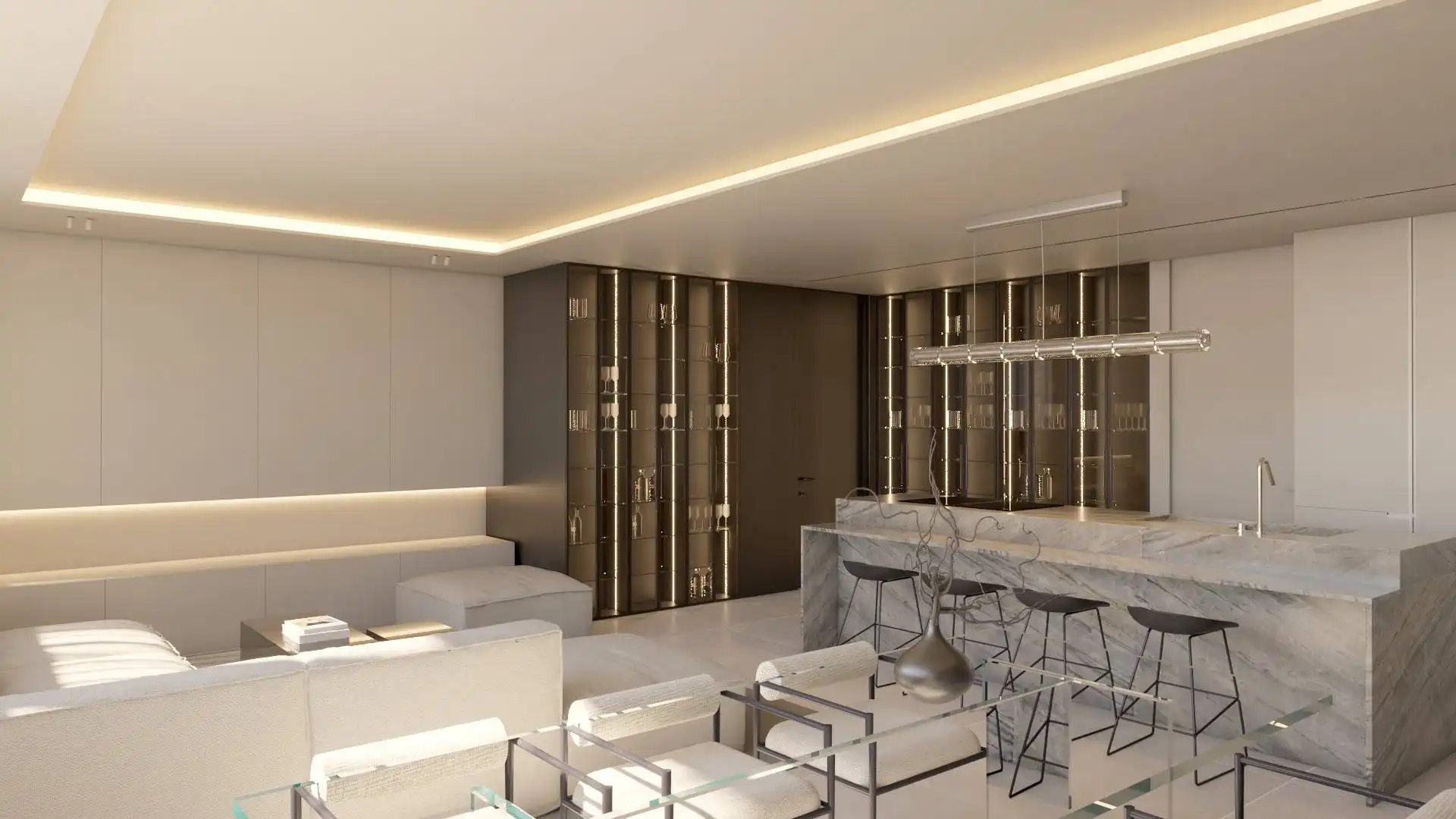 Sala de estar de Ático en venta en Las Palmas de Gran Canaria