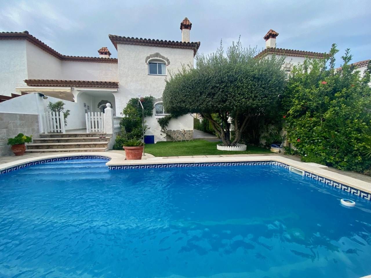 Swimming pool of Single-family semi-detached for sale in Mont-roig del Camp  with Air Conditioner, Heating and Private garden