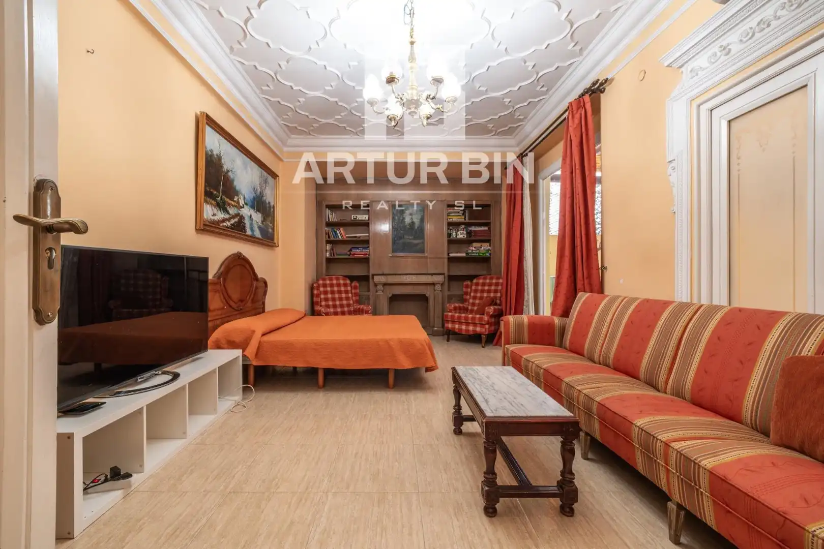 Sala de estar de Apartamento en venta en Valencia con Terraza