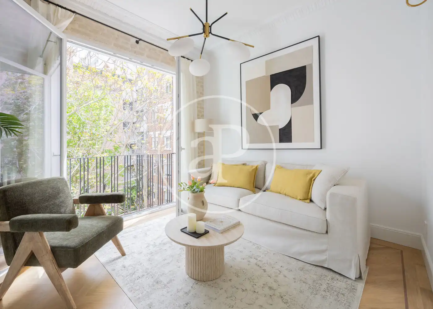 Wohnzimmer von Wohnung zum Verkauf in Madrid mit Klimaanlage, Heizung und Abstellraum