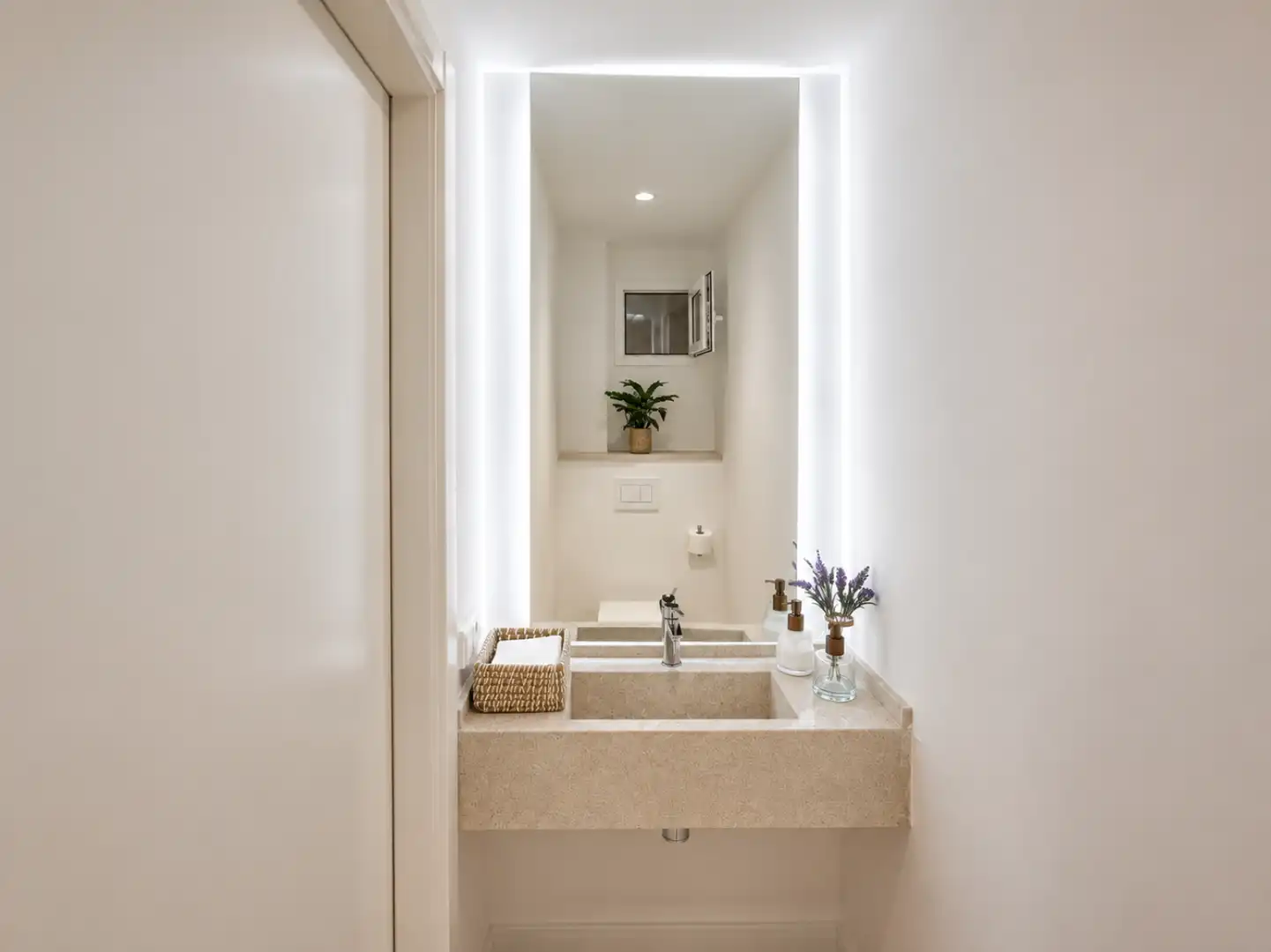 Badezimmer von Wohnung zur Miete in Andratx mit Privatgarten, Terrasse und Schwimmbad