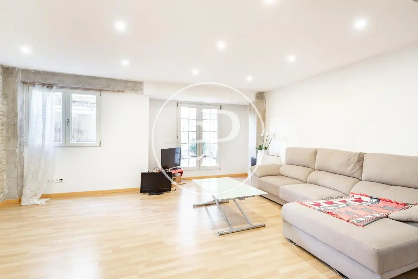 Sala de estar de Piso de alquiler en Valencia con Aire acondicionado, Calefacción y Terraza