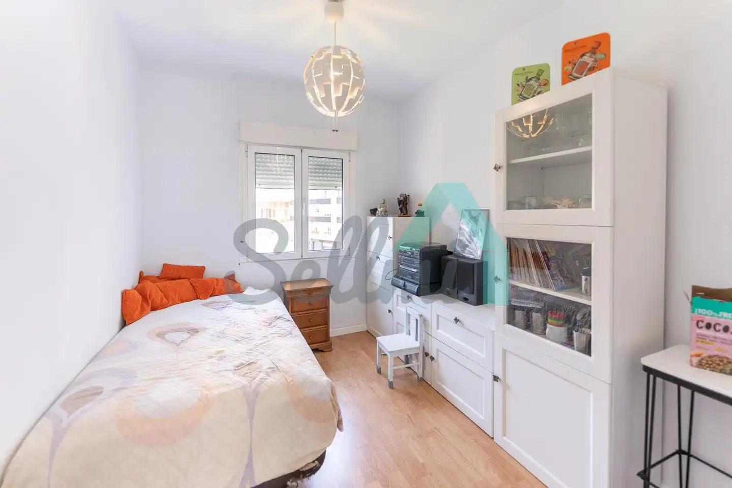Bedroom of Flat for sale in Gijón   with Terrace and Furnished