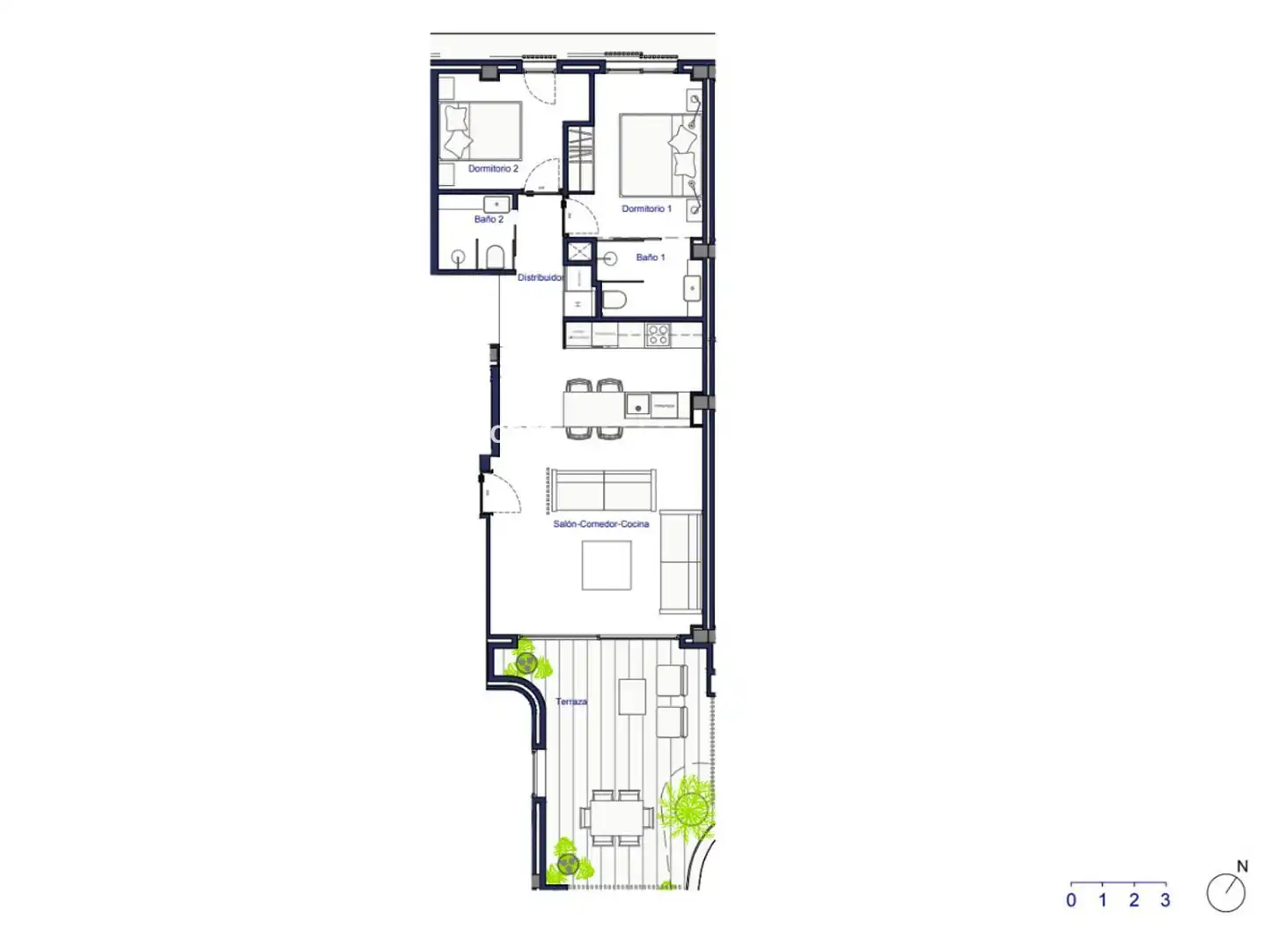 Wohnung mit Pool zum Verkauf in Joaquin Gadea, imagen 28