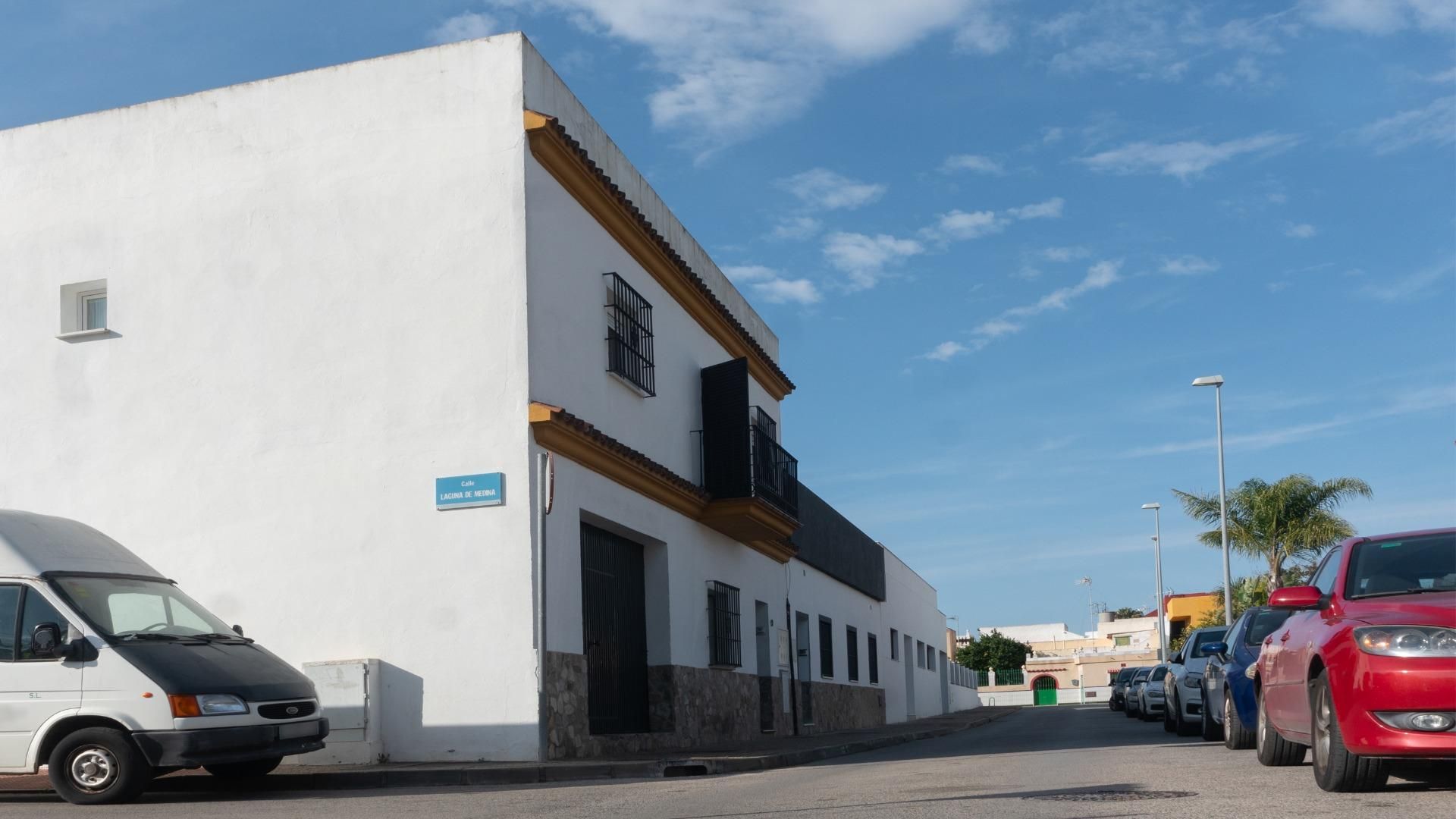 Exterior view of Flat for sale in Jerez de la Frontera  with Air Conditioner and Private garden