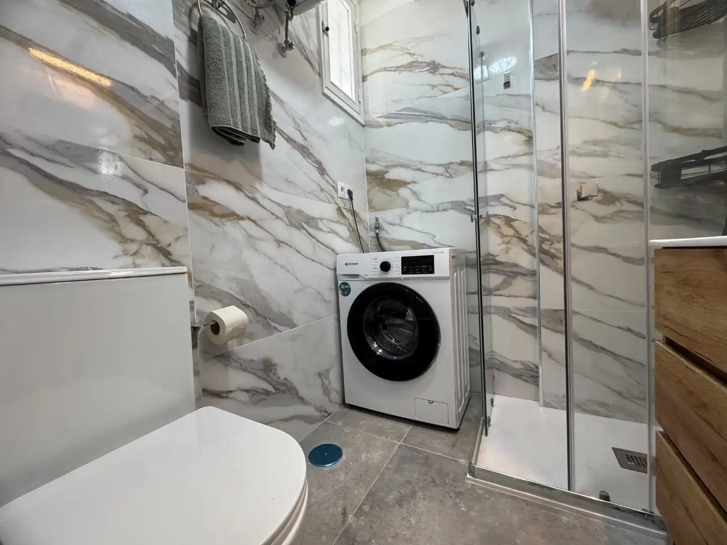 Badezimmer von Wohnung zur Miete in San Bartolomé de Tirajana mit Klimaanlage und Terrasse