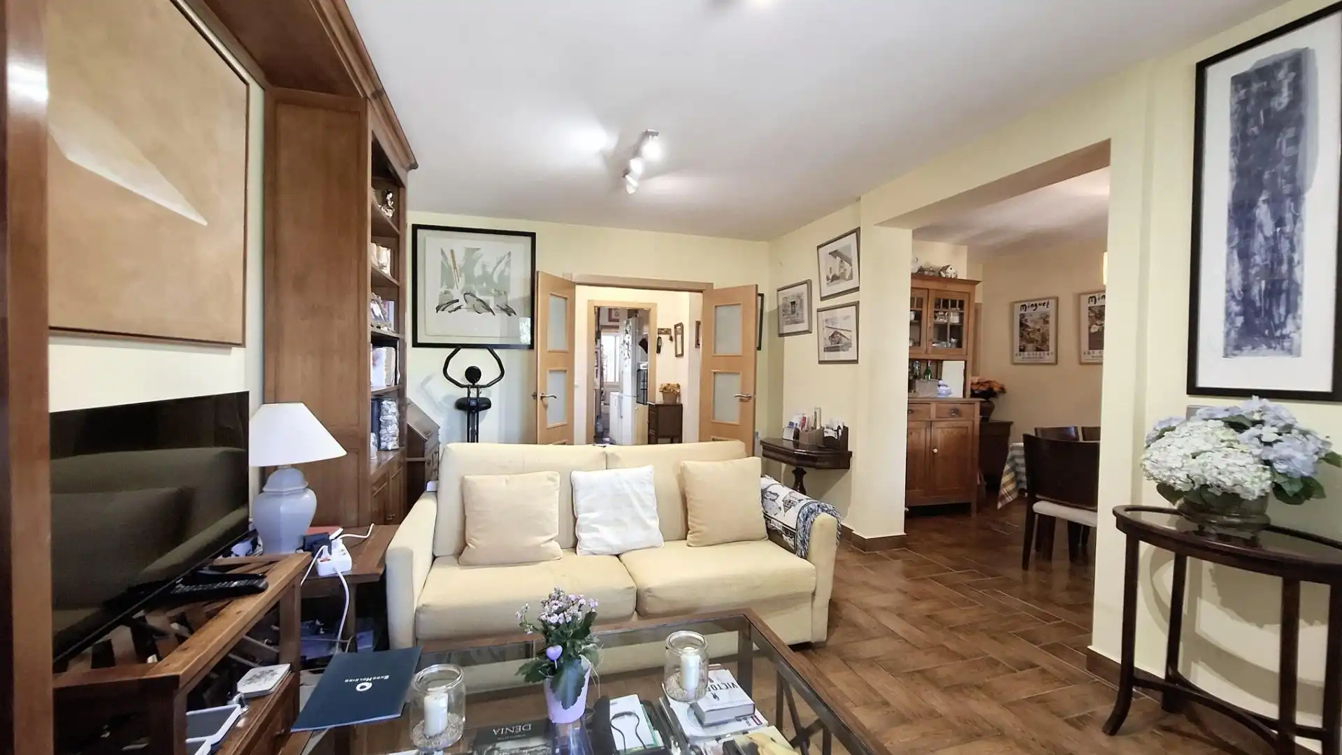 Sala de estar de Planta baja en venta en Dénia con Terraza