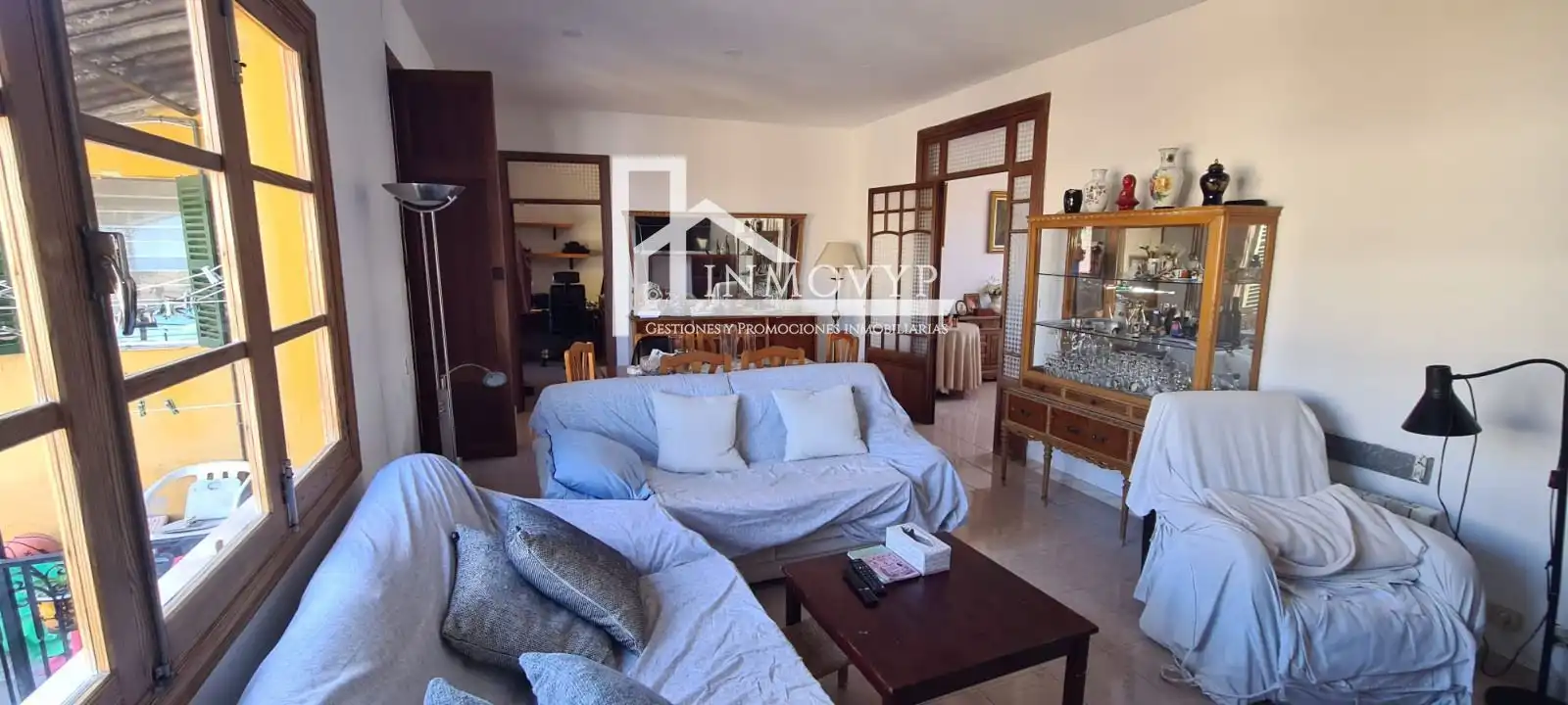 Sala d'estar de Casa o xalet en venda en  Palma de Mallorca amb Aire condicionat i Terrassa