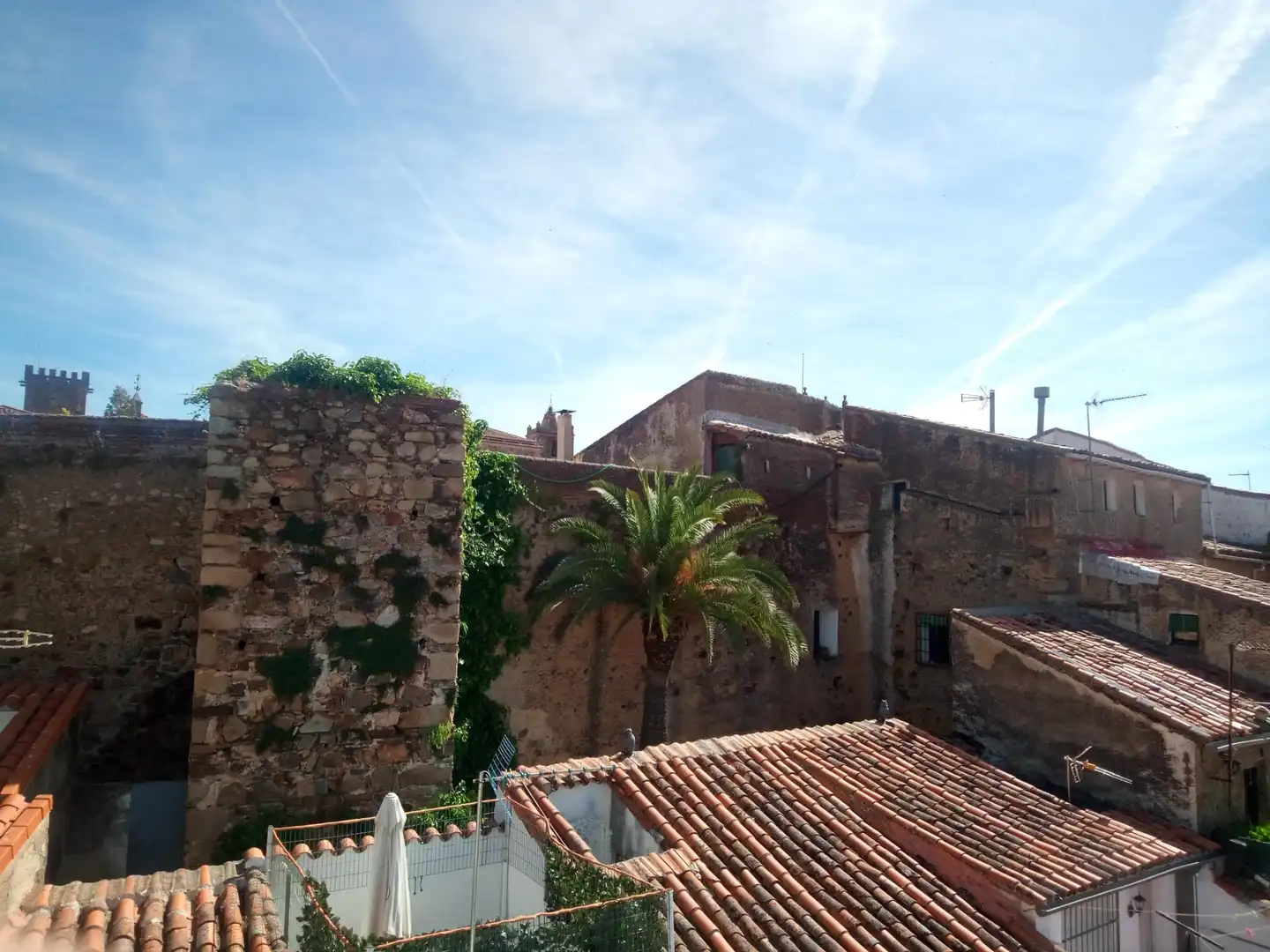 Terraza de Apartamento de alquiler en Cáceres con Terraza, Amueblado y Horno