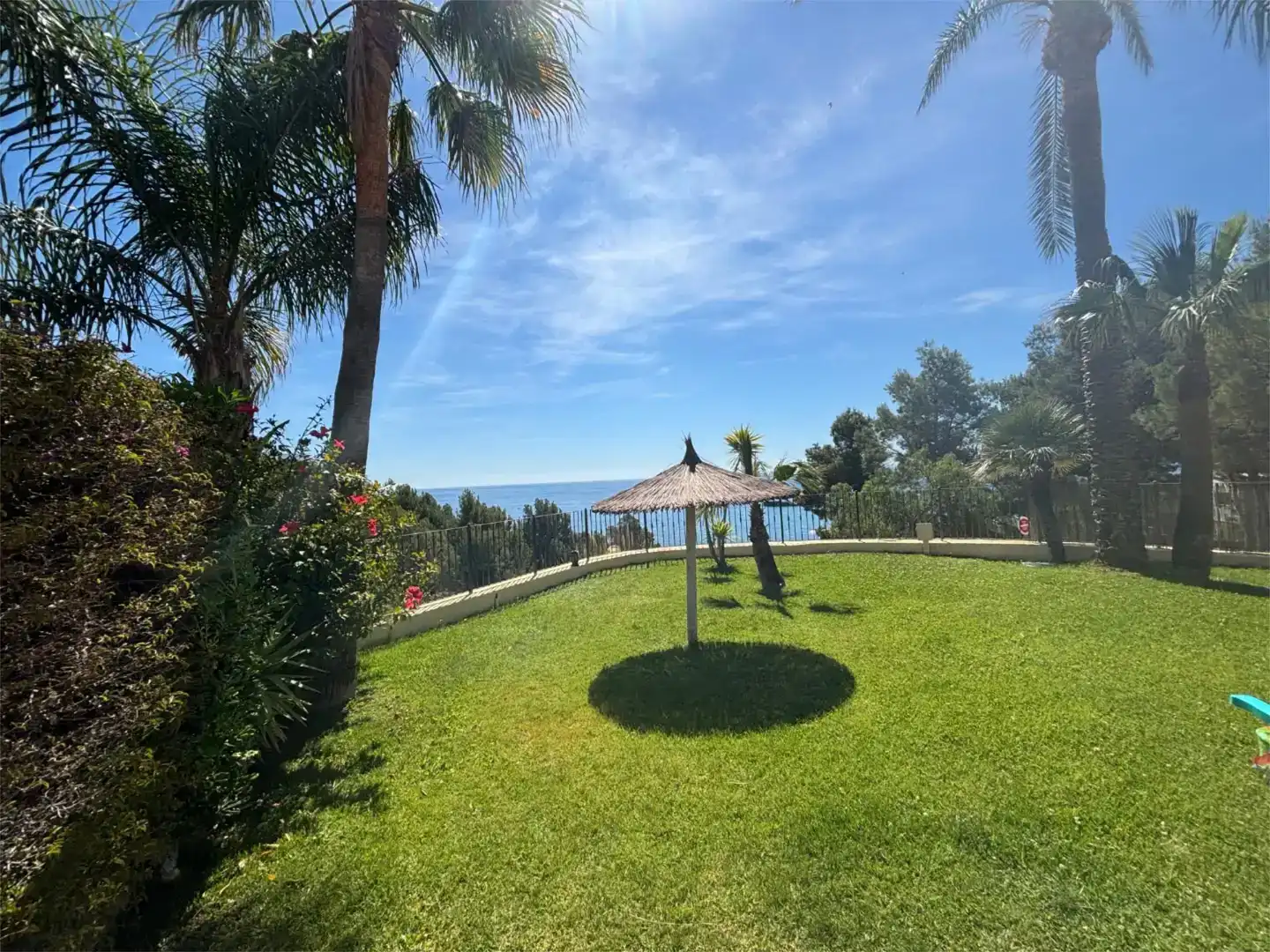 Garten von Maisonette zur Miete in Altea mit Klimaanlage, Privatgarten und Schwimmbad