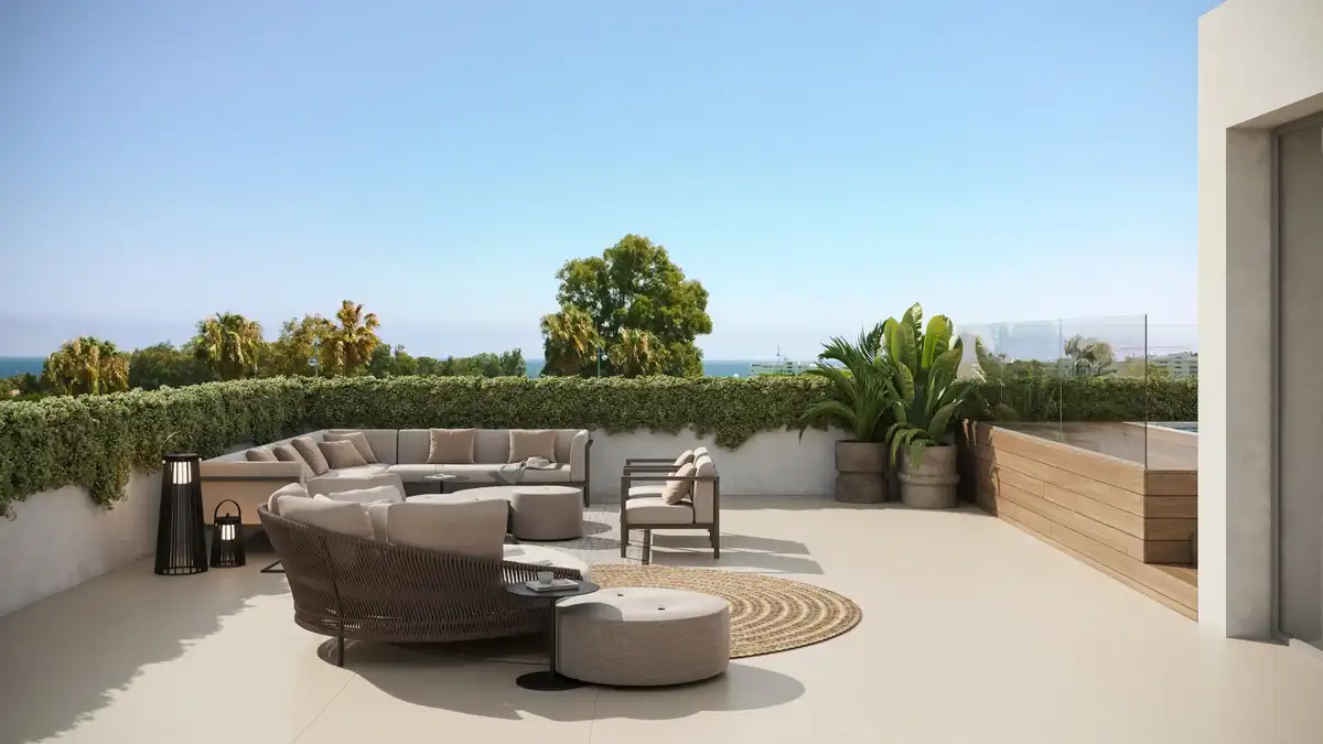 Terrace of Ground floor for sale in Marbella  with Air Conditioner, Terrace and Storage room