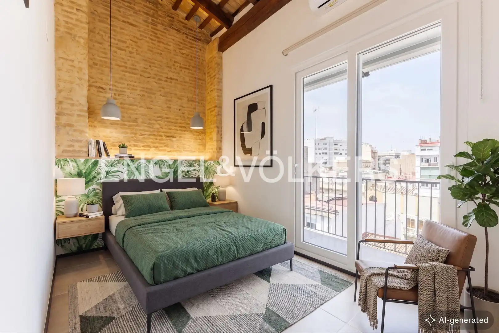 Habitación de Piso de alquiler en Valencia con Aire acondicionado, Calefacción y Terraza