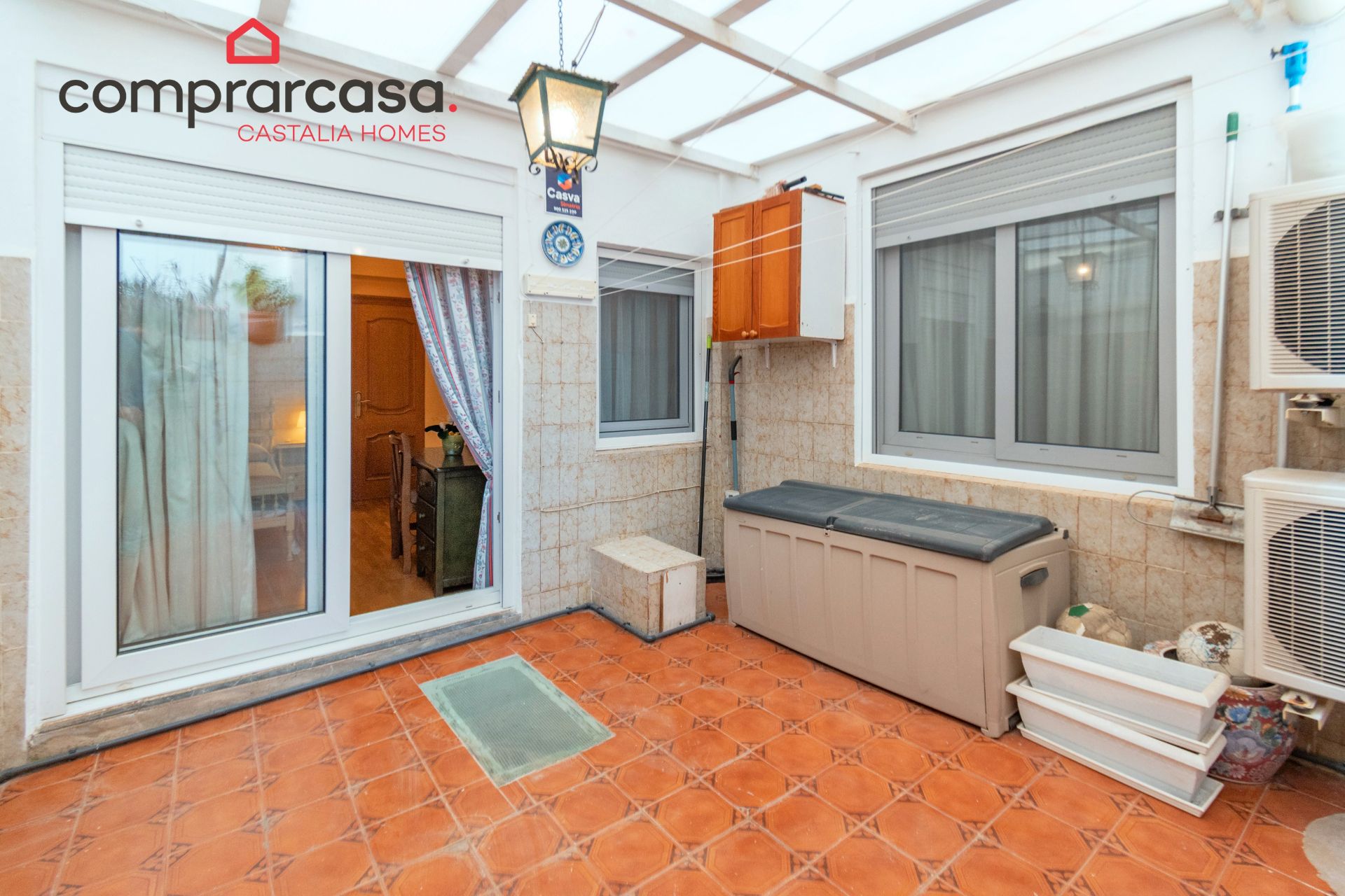 Terrace of Flat for sale in Castellón de la Plana / Castelló de la Plana  with Air Conditioner, Parquet flooring and Oven