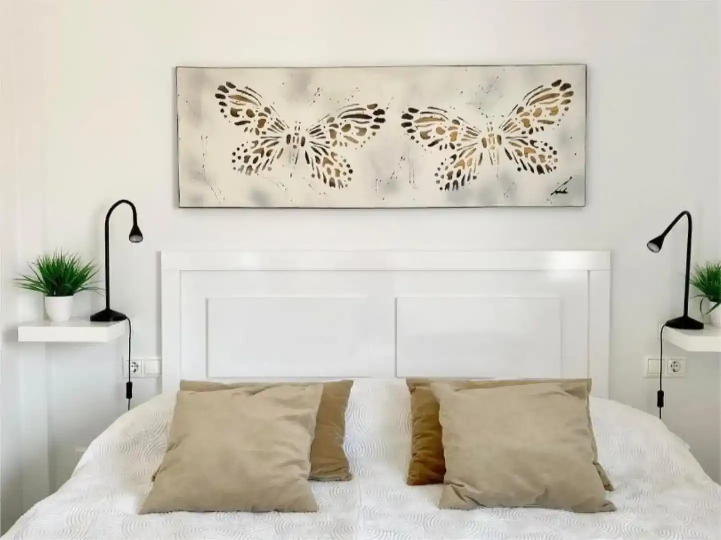 Schlafzimmer von Wohnung zum Verkauf in Torrevieja mit Klimaanlage und Schwimmbad