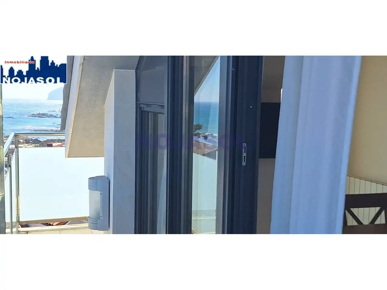 Außenansicht von Dachboden zur Miete in Noja mit Heizung, Terrasse und Abstellraum