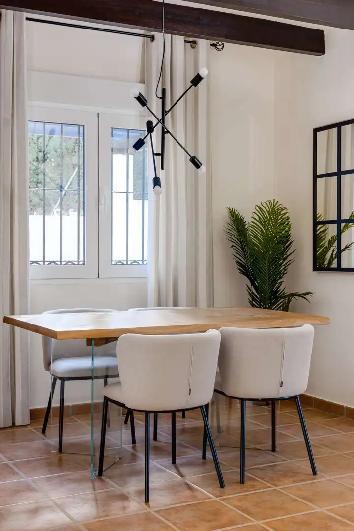 Comedor de Casa adosada en venta en Fuente Álamo de Murcia con Amueblado