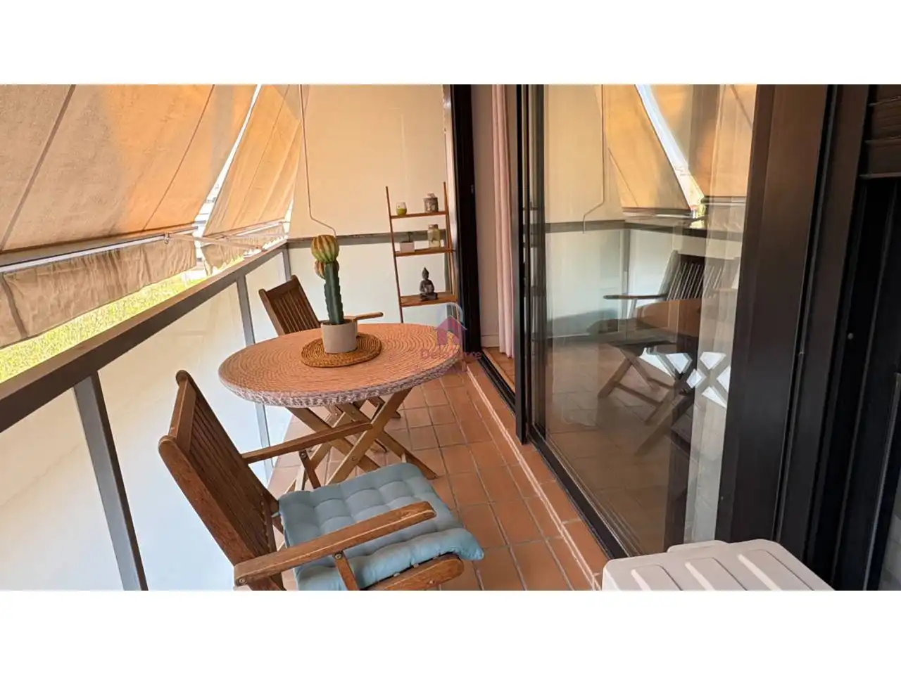 Balcony of Flat for sale in Terrassa  with Air Conditioner, Heating and Storage room
