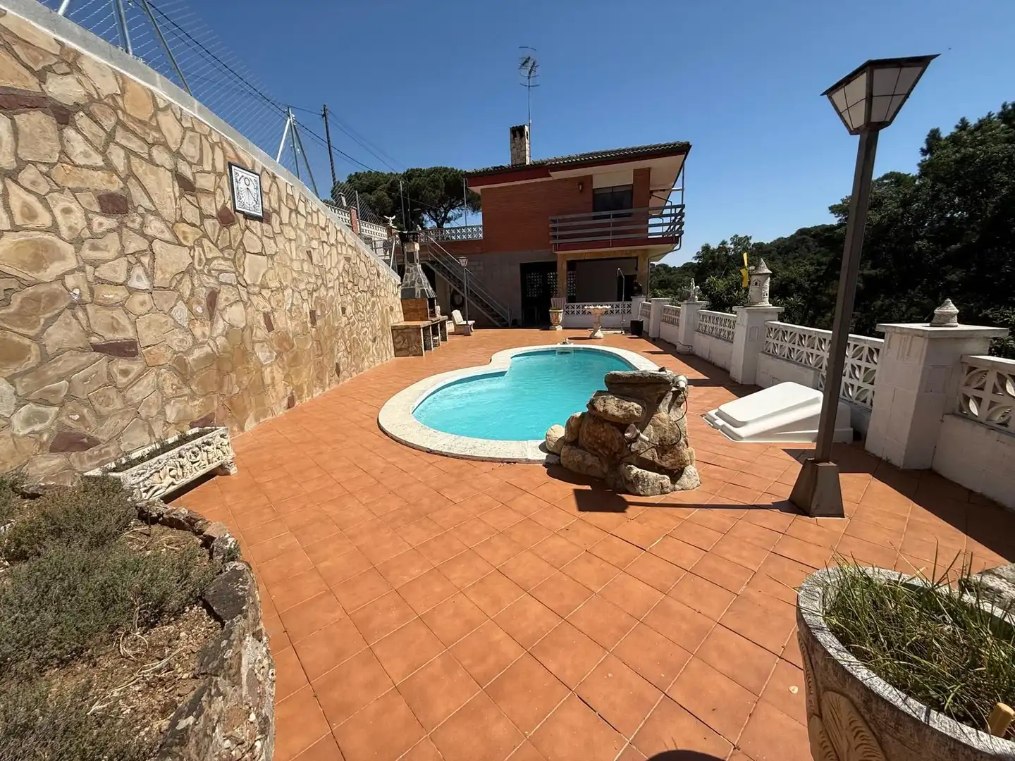 Piscina de Casa o xalet en venda en Vallgorguina amb Calefacció, Terrassa i Piscina