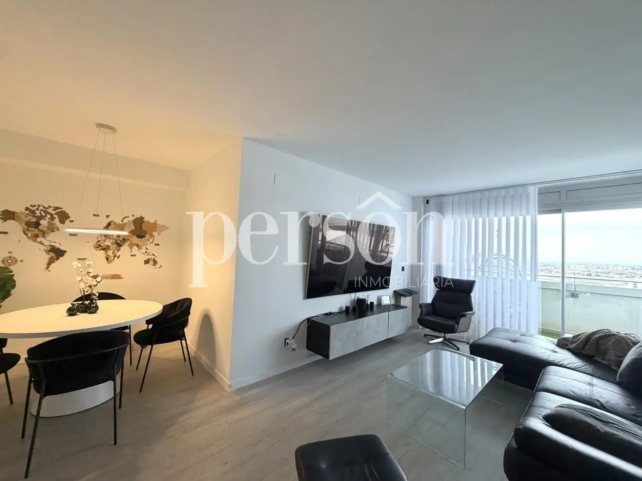 Sala de estar de Piso de alquiler en Valencia con Aire acondicionado, Calefacción y Terraza