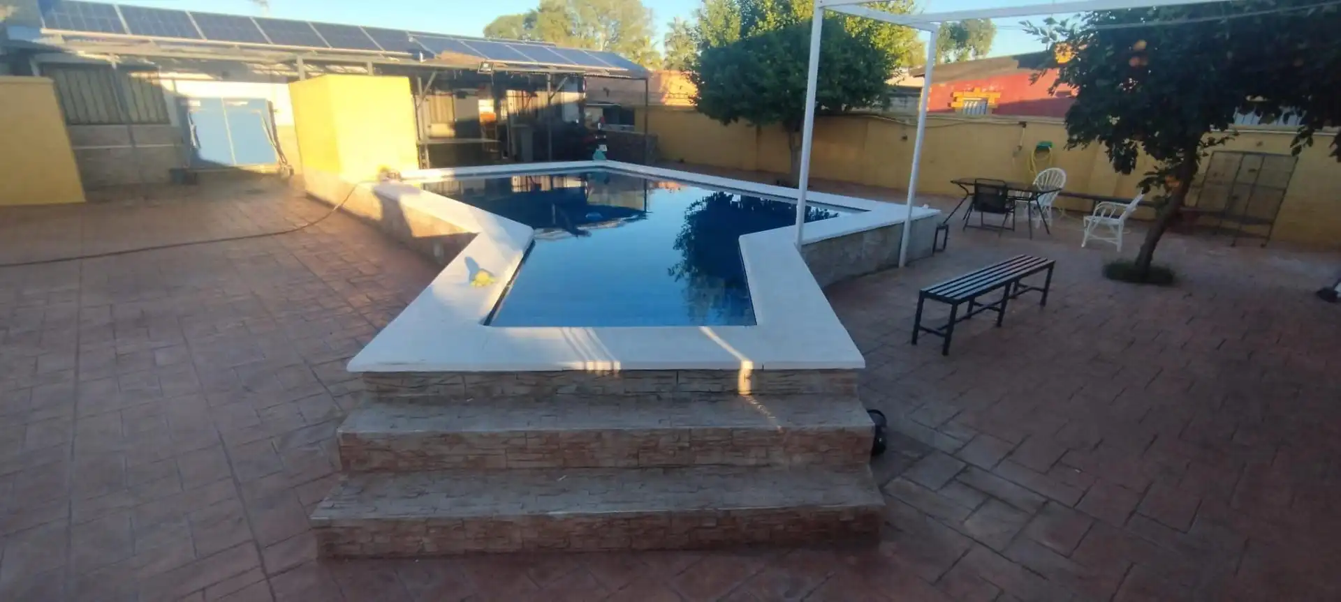 Swimming pool of Houses for sale in Carmona  with Air Conditioner, Heating and Swimming Pool