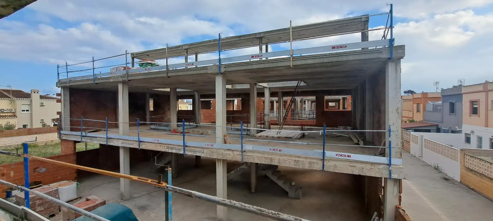 Vista exterior de Casa adosada en venta en Els Poblets con Aire acondicionado, Calefacción y Terraza