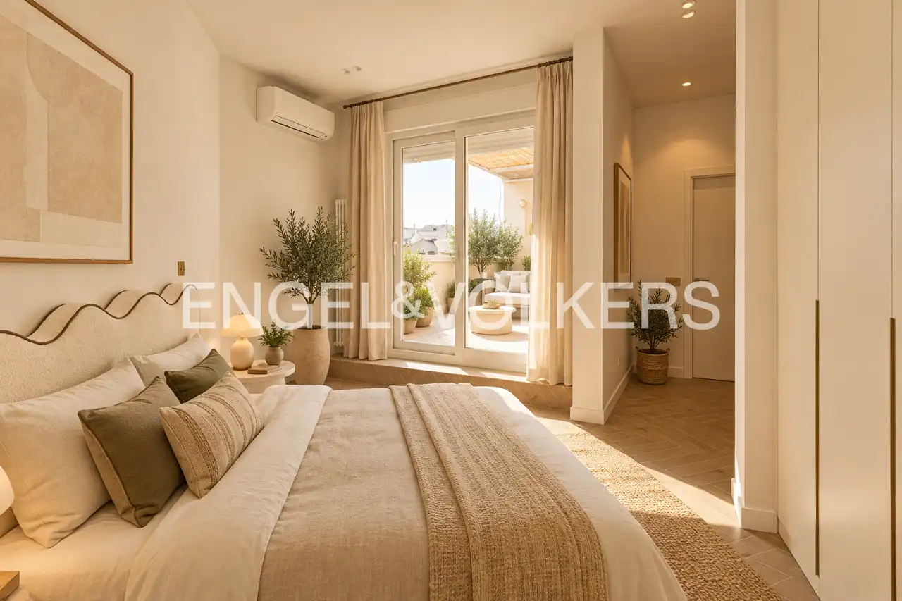 Schlafzimmer von Dachboden zum Verkauf in Chamberí
