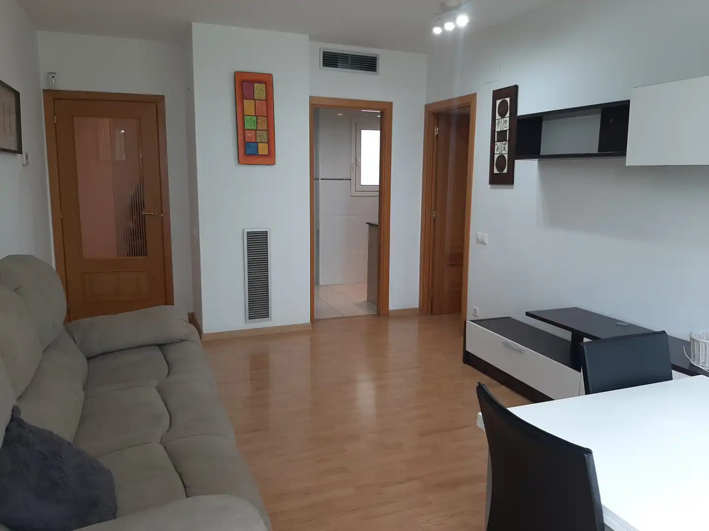 Sala de estar de Piso en venta en Mataró con Aire acondicionado, Calefacción y Amueblado