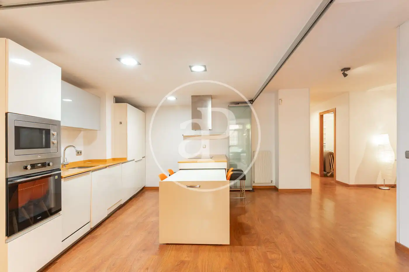 Küche von Wohnung zur Miete in Barcelona mit Heizung und Möbliert