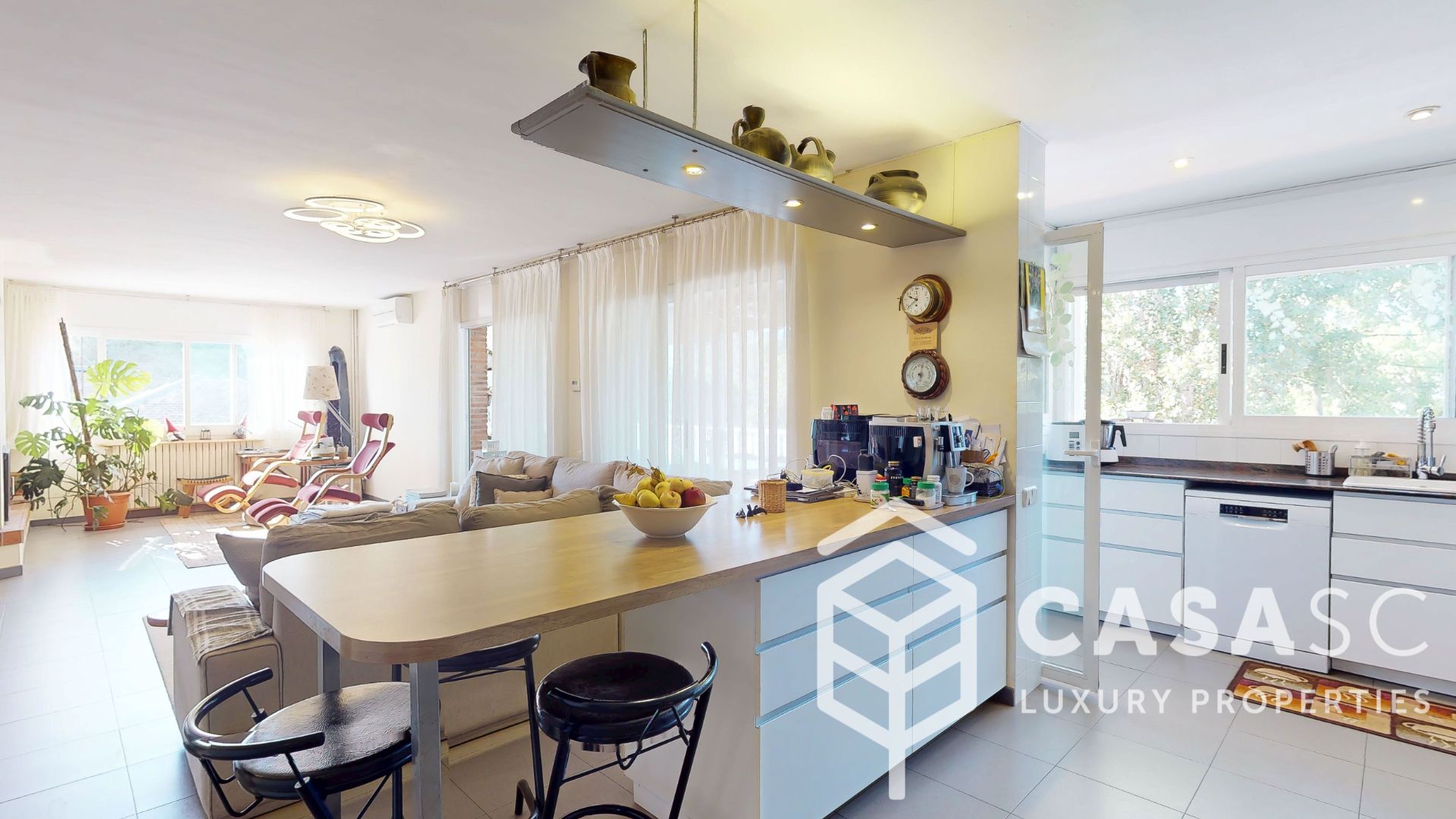 Kitchen of House or chalet for sale in Sant Cugat del Vallès  with Air Conditioner, Heating and Private garden
