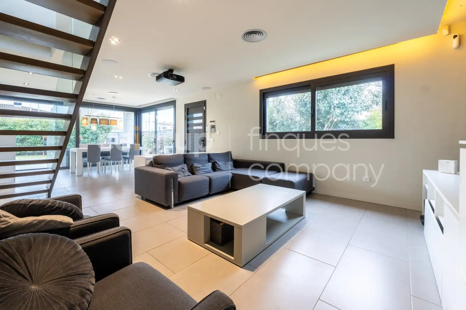 Wohnzimmer von Haus oder Chalet zum Verkauf in Vilobí d'Onyar mit Heizung und Terrasse