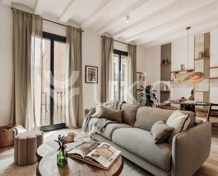 Living room of Apartment to rent in  Barcelona Capital  with Air Conditioner, Heating and Furnished