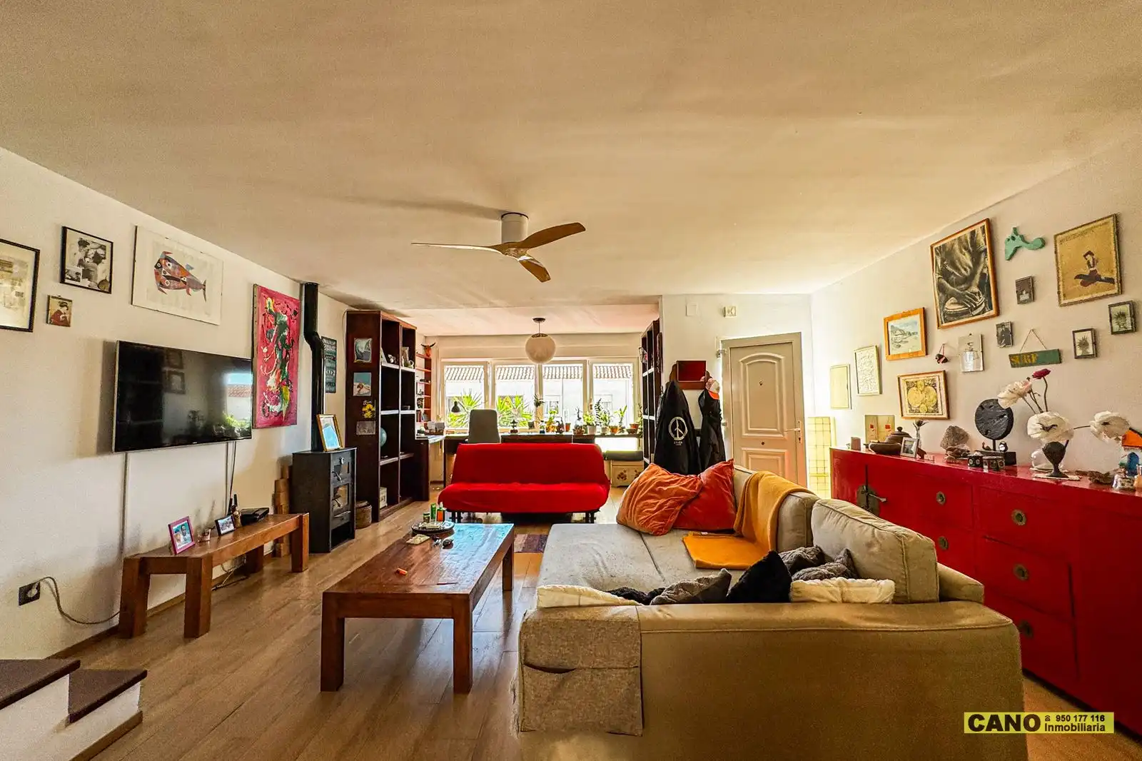 Living room of Houses for sale in Níjar  with Air Conditioner, Heating and Terrace
