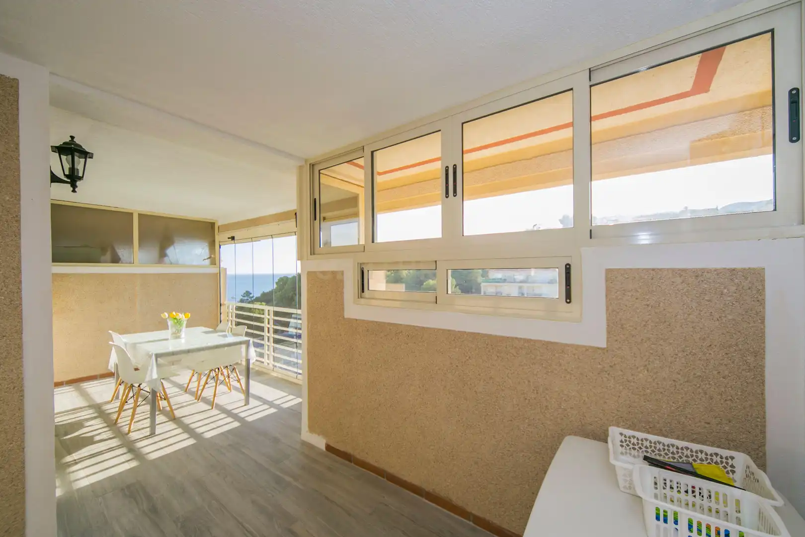 Bedroom of Apartments for rent in Calpe / Calp  with Air Conditioner, Oven and Washing machine
