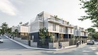 Exterior view of Single-family semi-detached for sale in Pozuelo de Alarcón  with Air Conditioner, Heating and Private garden