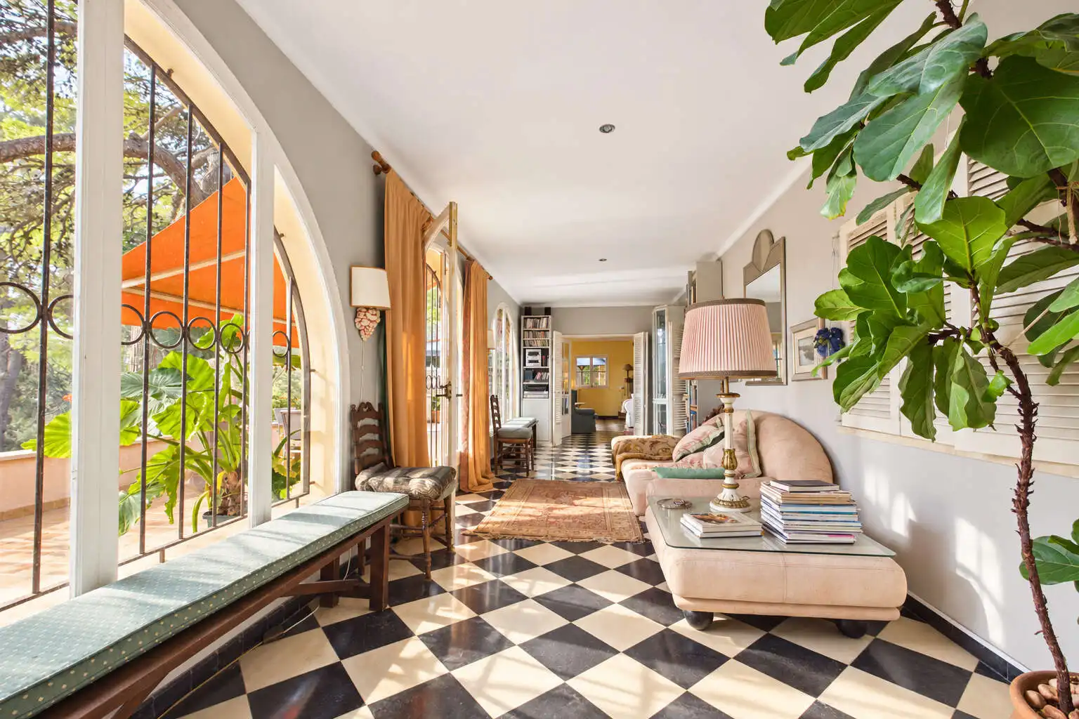 Sala de estar de Finca rústica en venta en Cala Ratjada