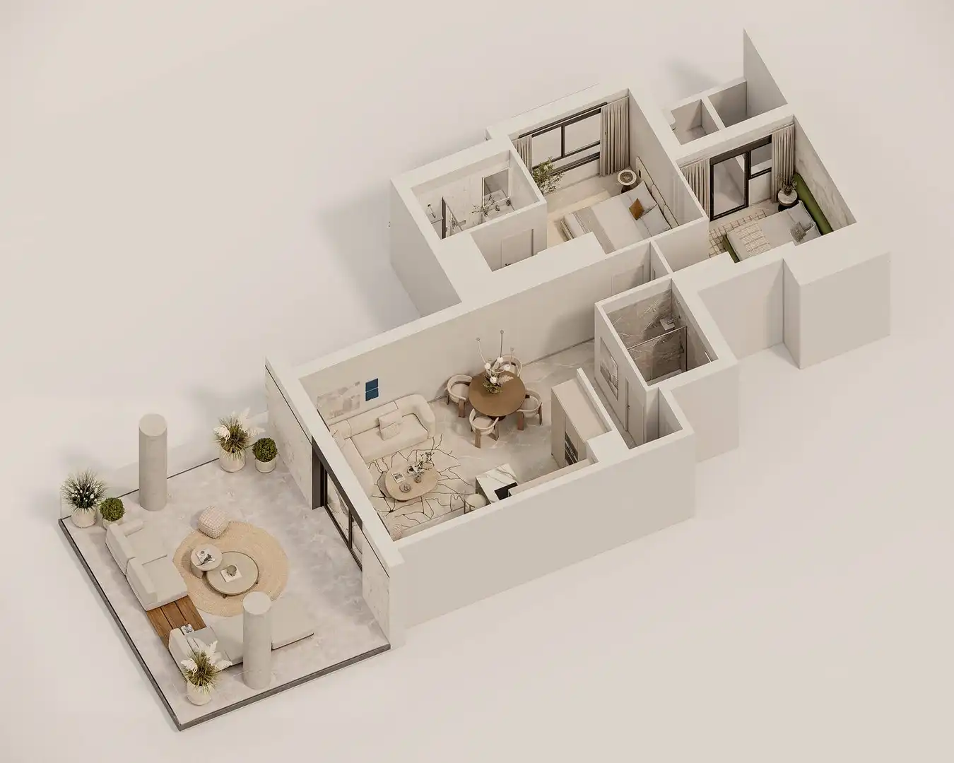 Apartamento con terraza en venta en Marisol Park - Ortembach - Los Almendros, imagen 34
