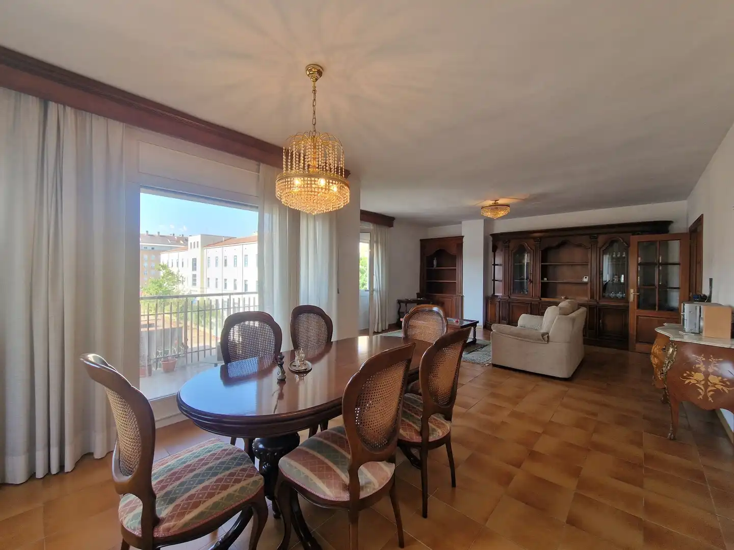 Dining room of Flat for sale in Girona  with Heating, Storage room and Balcony