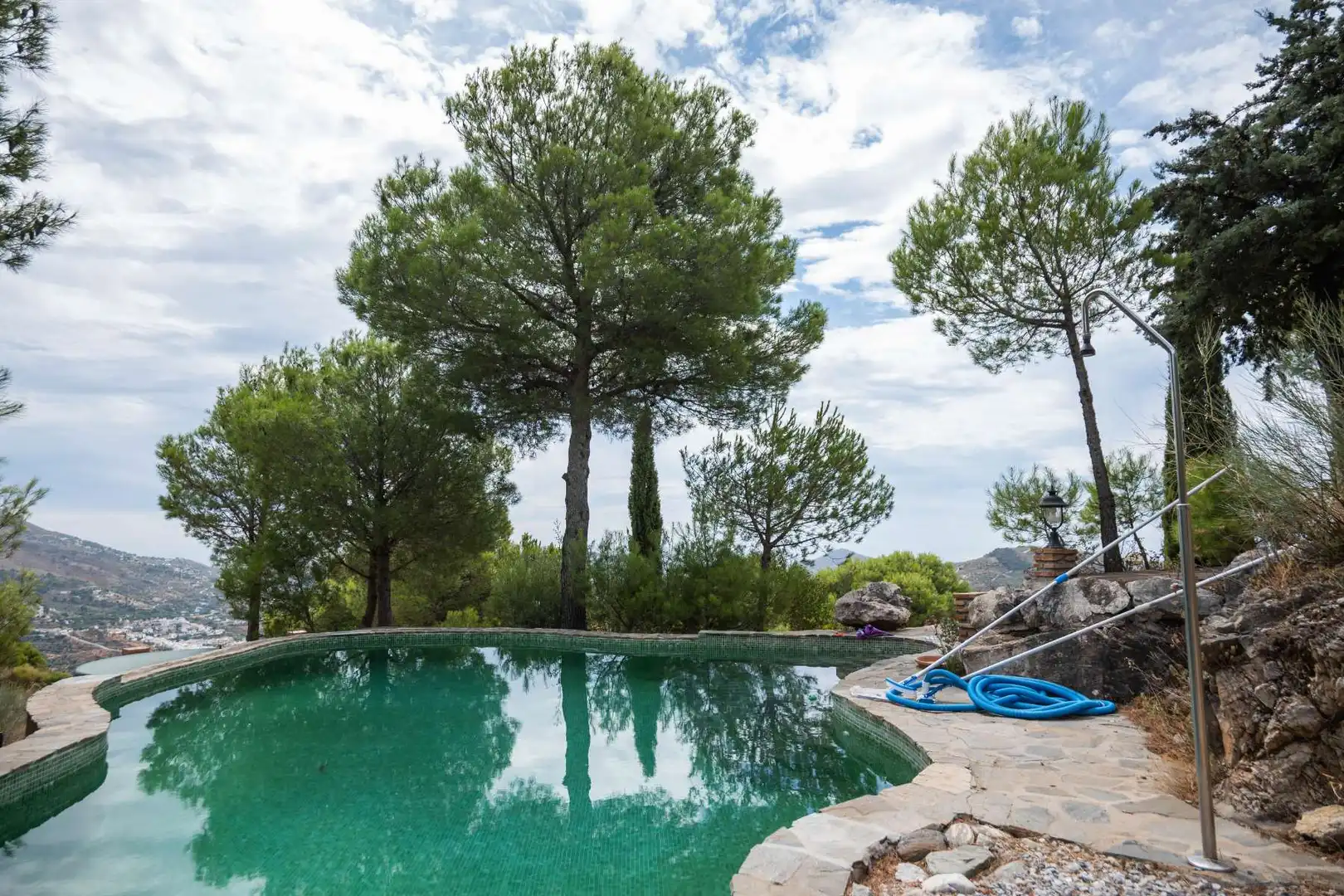 Swimming pool of Houses for sale in Canillas de Albaida  with Air Conditioner, Private garden and Terrace