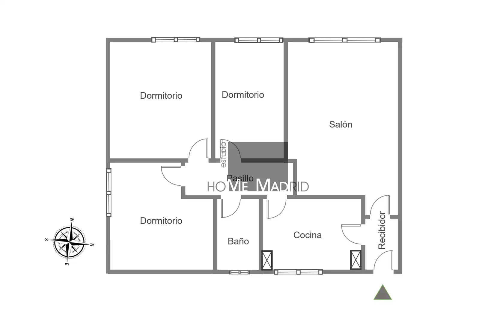 Flat for sale in Madrid  with Heating