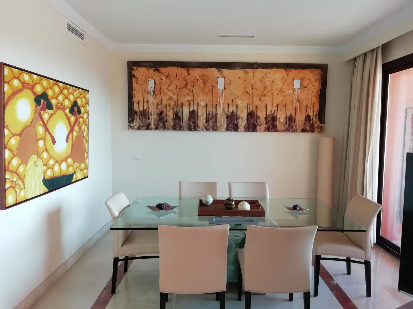 Esszimmer von Maisonette zum Verkauf in Marbella mit Klimaanlage, Terrasse und Abstellraum