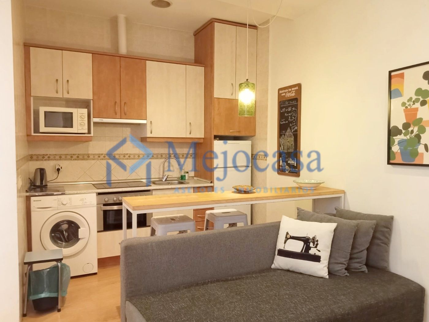 Cocina de Apartamento en venta en  Madrid Capital con Aire acondicionado, Calefacción y Amueblado