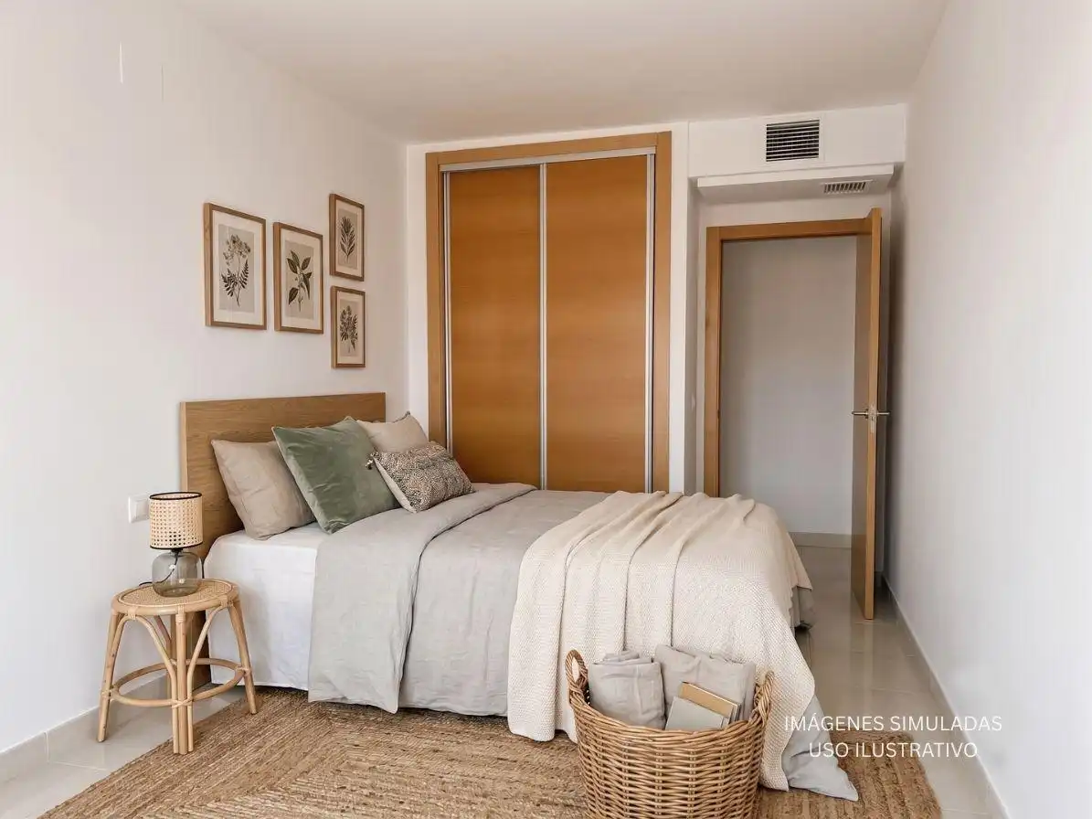 Bedroom of Flat for sale in Alicante / Alacant  with Community pool
