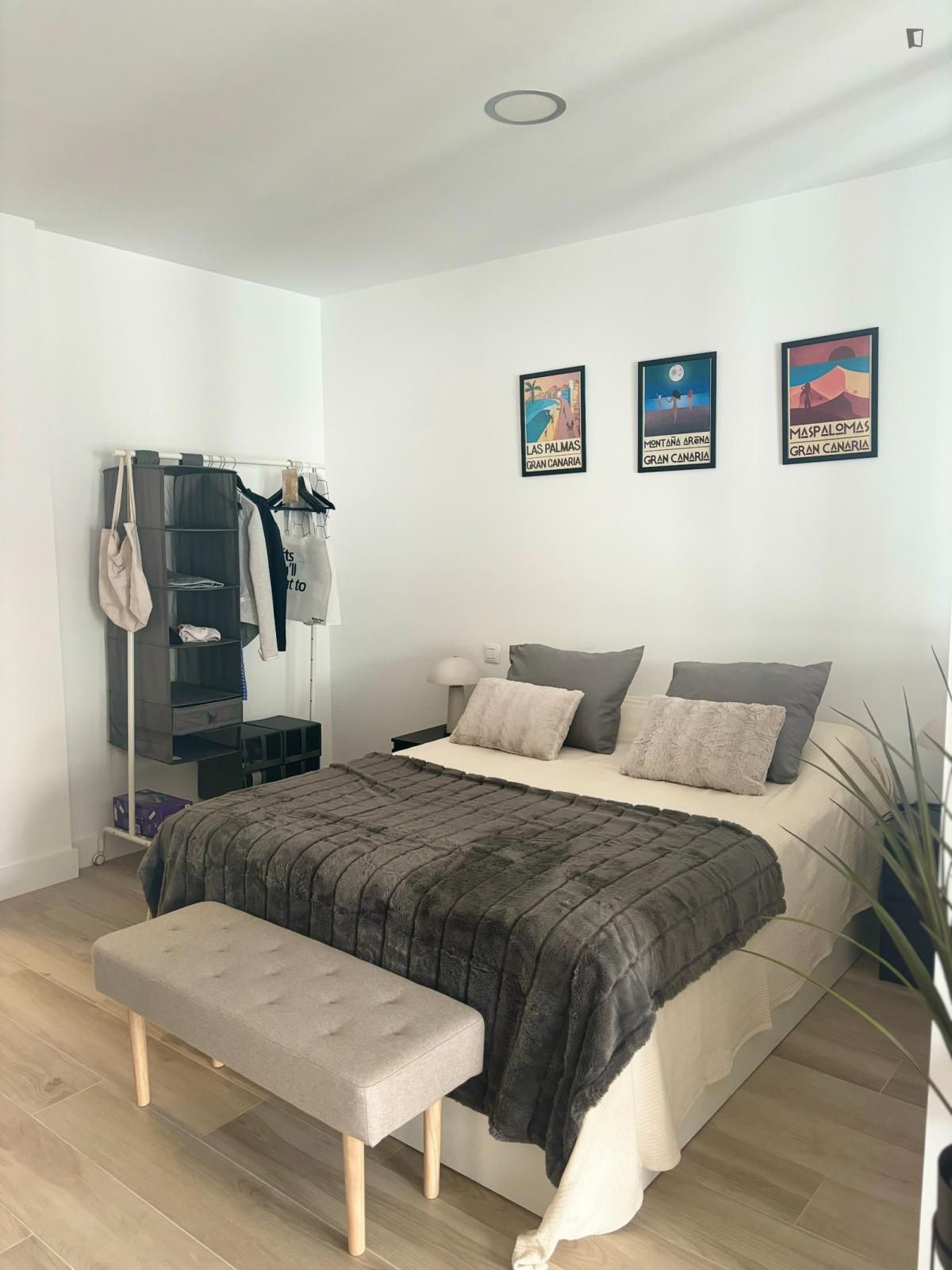 Bedroom of Study to rent in Las Palmas de Gran Canaria  with Furnished, Washing machine and Microwave
