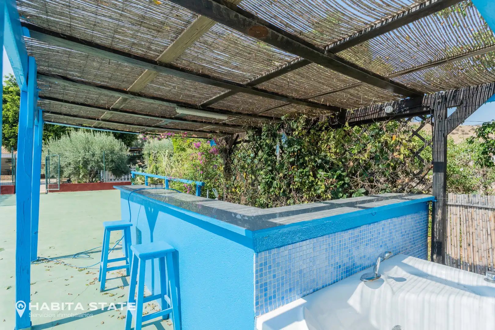 Terrassa de Casa o xalet en venda en Gádor amb Aire condicionat, Jardí privat i Piscina