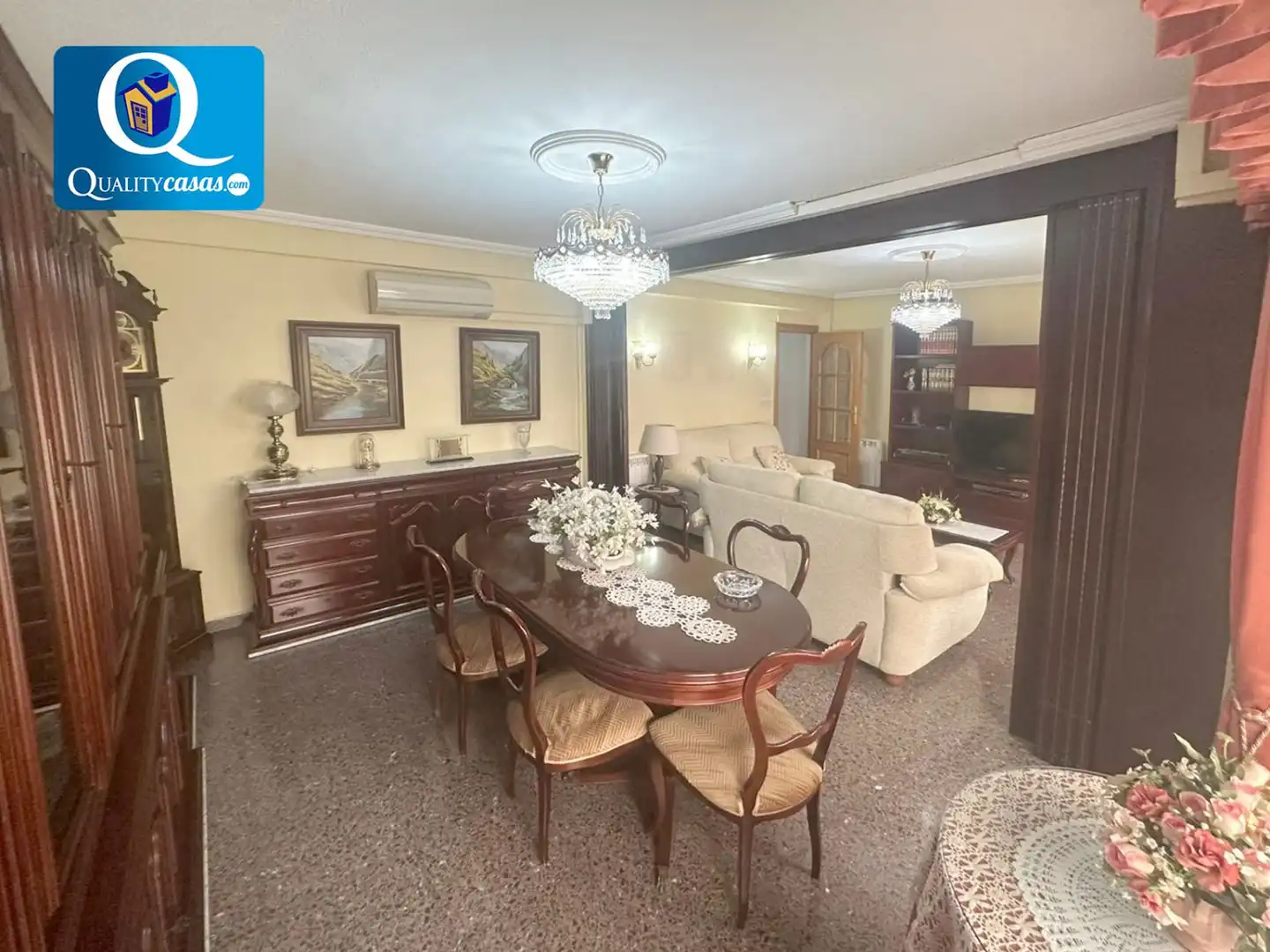 Comedor de Apartamento en venta en Jijona / Xixona con Aire acondicionado y Balcón