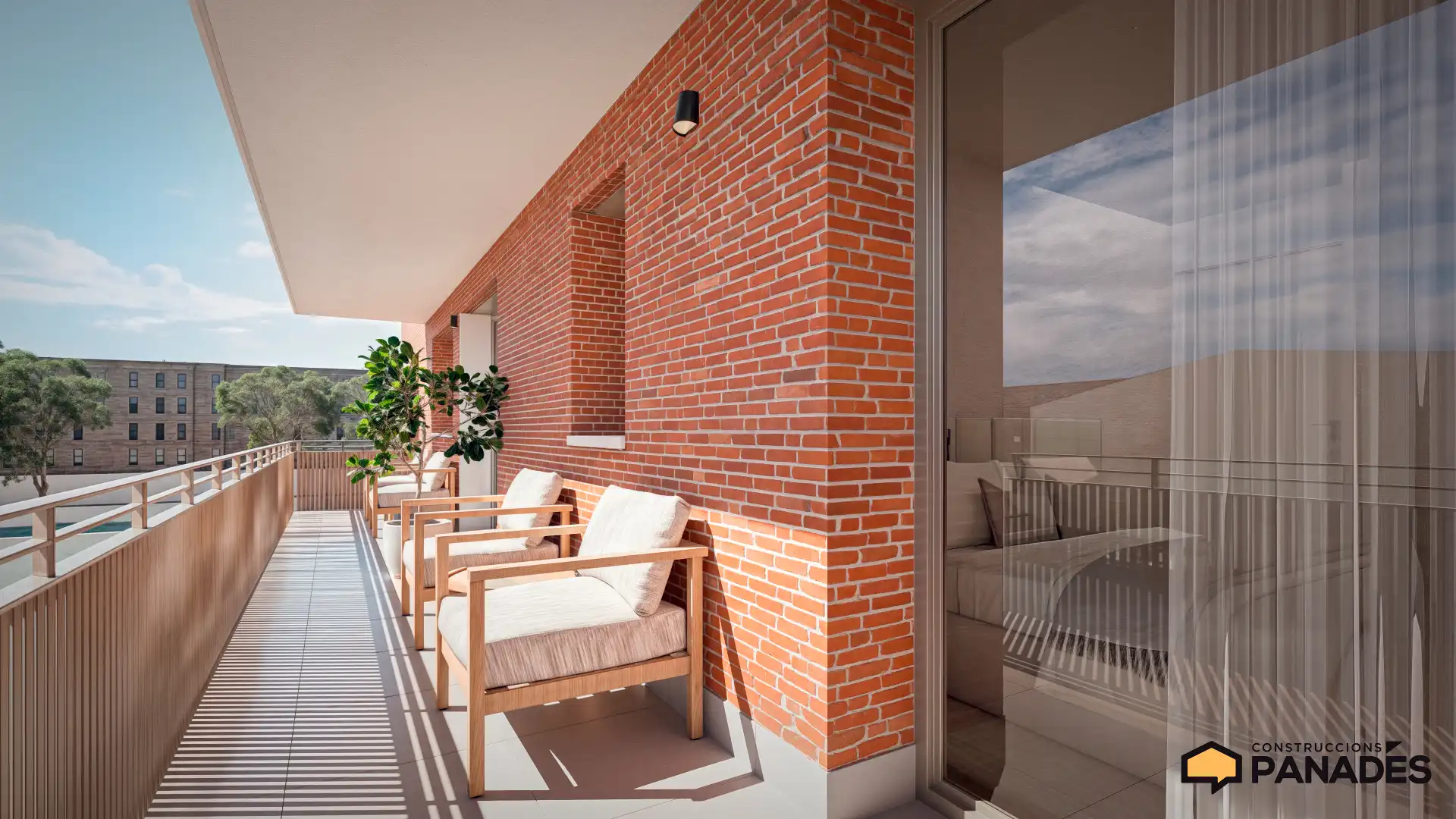 Neubau-Wohnung mit Terrasse zum Verkauf in Carrer de la Virtut 11, imagen 2