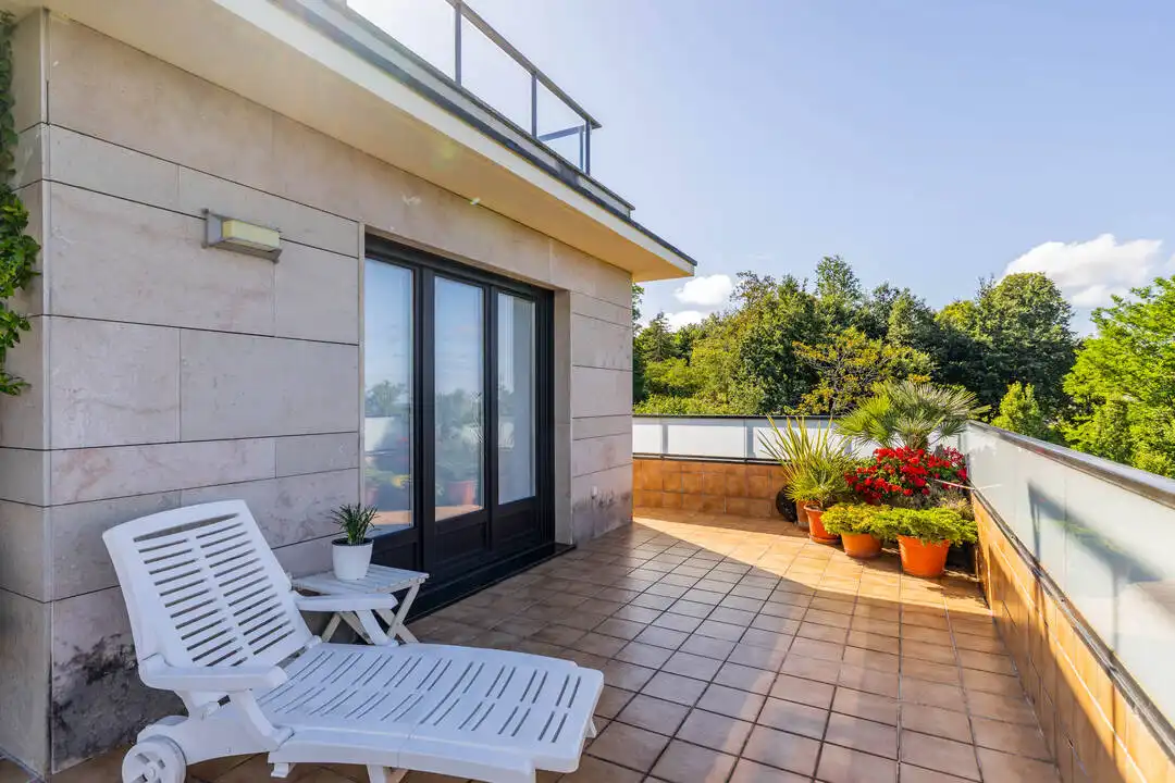 Terrassa de Àtic de lloguer en Donostia - San Sebastián  amb Aire condicionat, Calefacció i Terrassa