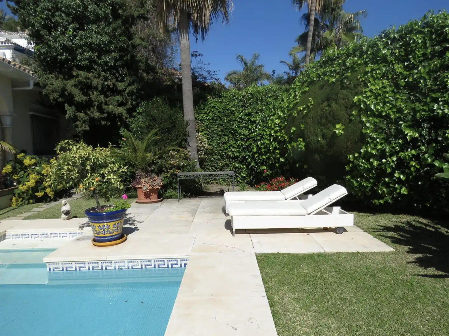 Jardín de Casa o chalet en venta en Benahavís con Aire acondicionado, Calefacción y Jardín privado